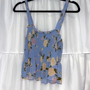 American eagle floral babydoll top